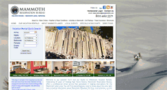 Desktop Screenshot of mammothvacations.com